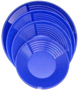 16 Inch Blue Gold Pan